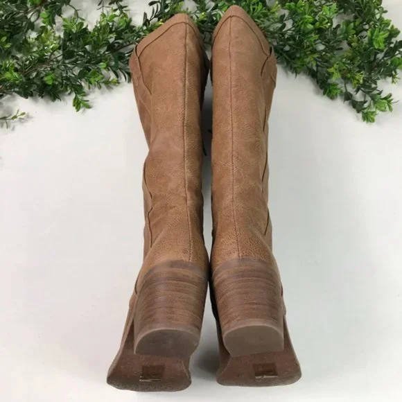 Dolce Vita Women’s Brown Block Heel Boots Size 8 New - Picture 7 of 9